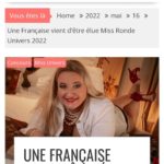 Article Sud Presse : Miss Ronde Univers 2022 veut inspirer celles qui n’ont pas confiance en elles