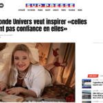 Article sur le site l’Insolite au quotidien : une française vient d’être élue Miss Ronde Univers 2022