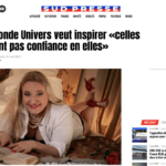 Article dans le journal 20 minutes sur mon élection Miss Ronde Univers 2022